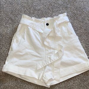 Paper bag white shorts